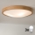 Brilagi - LED Stropní svítidlo CARVALHO SLIM 3xE27/15W/230V dub pr. 47 cm