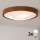 Brilagi - LED Stropní svítidlo CARVALHO SLIM 3xE27/15W/230V dub třešeň pr. 47 cm