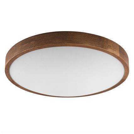 Brilagi - LED Stropní svítidlo CARVALHO SLIM 3xE27/15W/230V dub třešeň pr. 47 cm