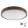 Brilagi - LED Stropní svítidlo CARVALHO SLIM 3xE27/60W/230V dub ořech pr. 47 cm