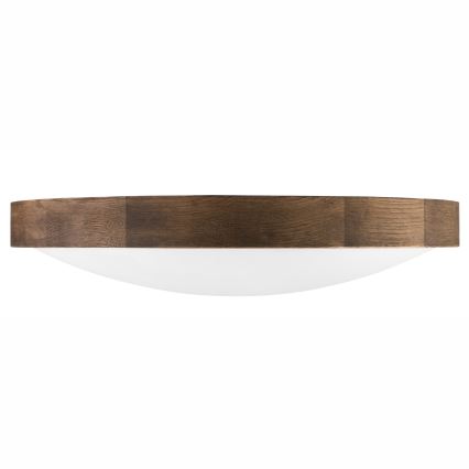 Brilagi - LED Stropní svítidlo CARVALHO SLIM 3xE27/60W/230V dub ořech pr. 47 cm