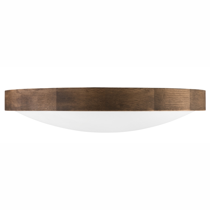 Brilagi - LED Stropní svítidlo CARVALHO SLIM 3xE27/60W/230V dub ořech pr. 47 cm
