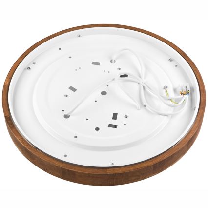 Brilagi - LED Stropní svítidlo CARVALHO SLIM 3xE27/60W/230V dub třešeň pr. 47 cm