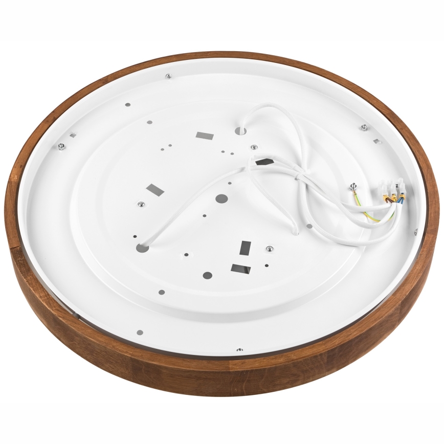 Brilagi - LED Stropní svítidlo CARVALHO SLIM 3xE27/60W/230V dub třešeň pr. 47 cm