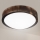 Brilagi - LED Stropní svítidlo CARVALHO SLIM SMOKEY LED/20W/230V dub pr. 27,5 cm