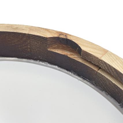 Brilagi - LED Stropní svítidlo CARVALHO SLIM SMOKEY LED/20W/230V dub pr. 27,5 cm