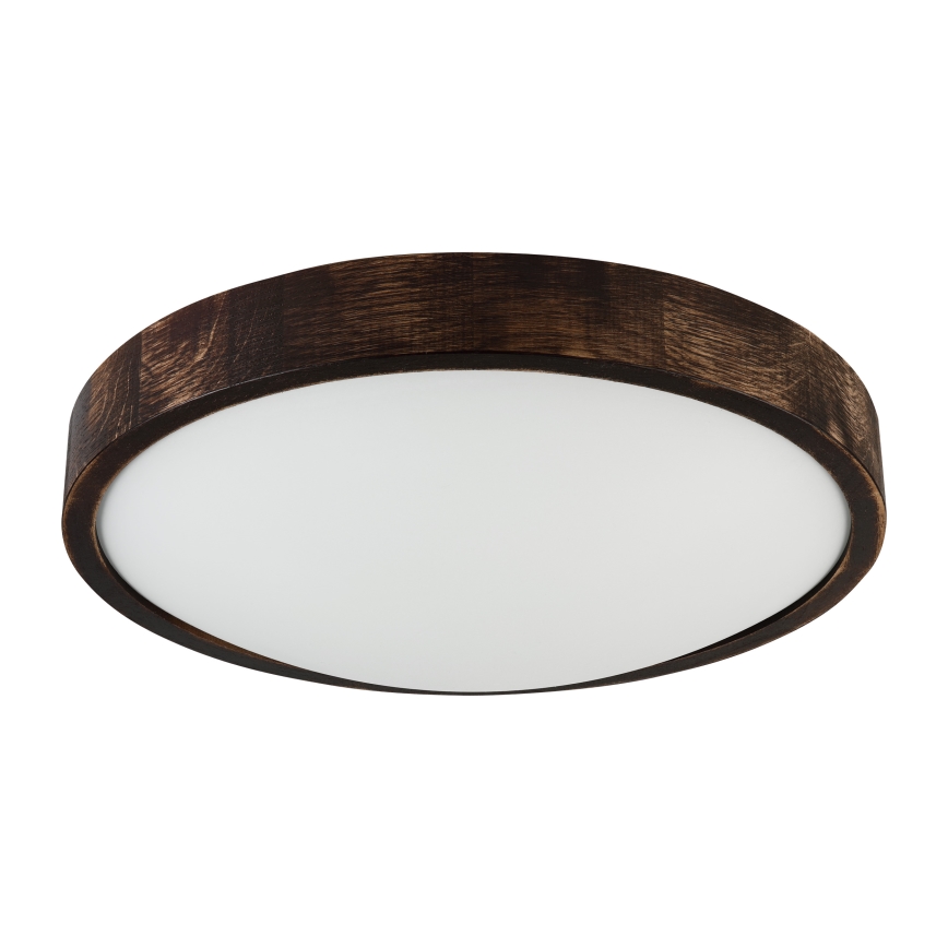Brilagi - LED Stropní svítidlo CARVALHO SLIM SMOKEY LED/36W/230V dub pr. 37,5 cm