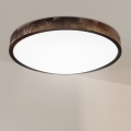 Brilagi - LED Stropní svítidlo CARVALHO SLIM SMOKEY LED/36W/230V dub pr. 47,5 cm