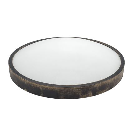 Brilagi - LED Stropní svítidlo CARVALHO SLIM SMOKEY LED/36W/230V dub pr. 47,5 cm