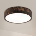 Brilagi - LED Stropní svítidlo CARVALHO SMOKEY LED/36W/230V dub pr. 37,5 cm
