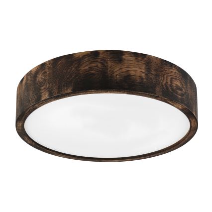 Brilagi - LED Stropní svítidlo CARVALHO SMOKEY LED/36W/230V dub pr. 37,5 cm
