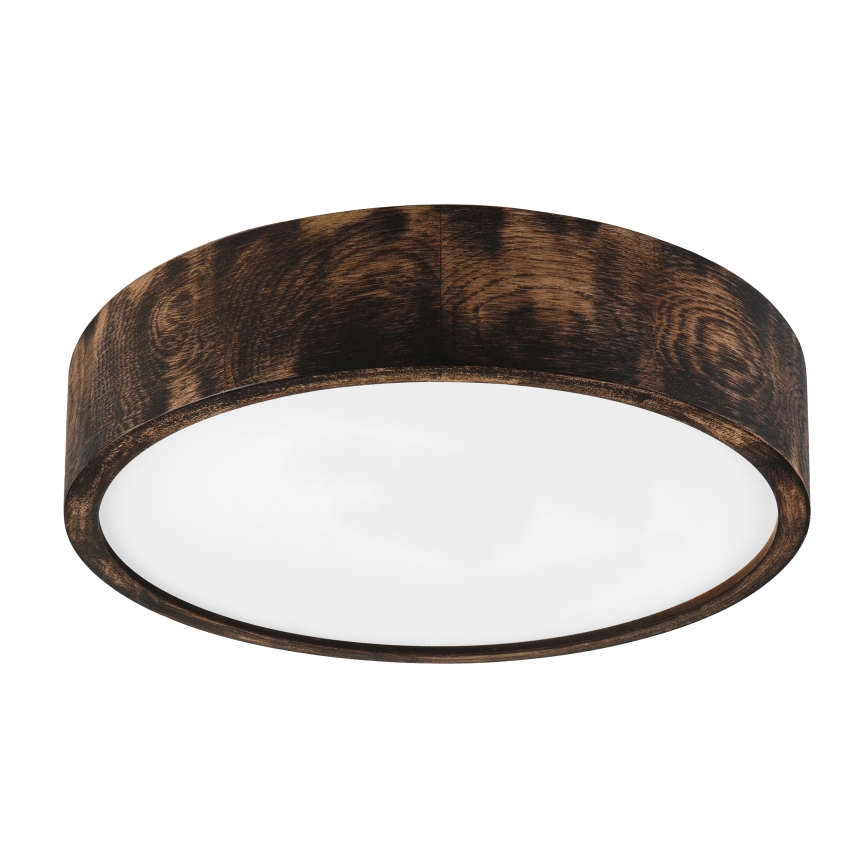 Brilagi - LED Stropní svítidlo CARVALHO SMOKEY LED/36W/230V dub pr. 37,5 cm