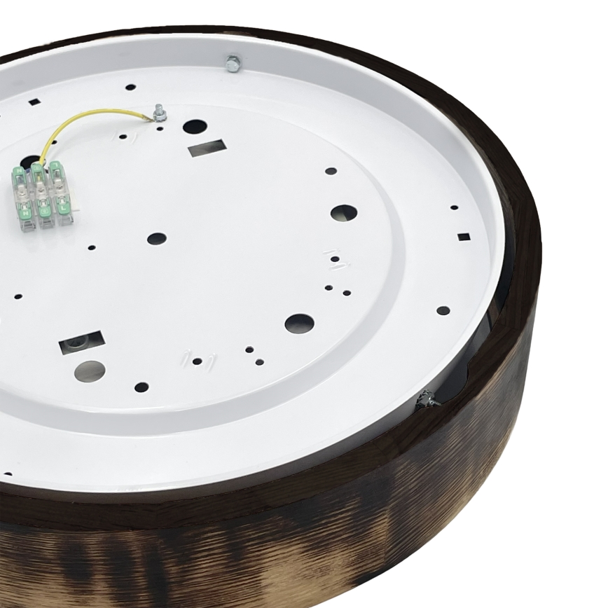Brilagi - LED Stropní svítidlo CARVALHO SMOKEY LED/36W/230V dub pr. 37,5 cm