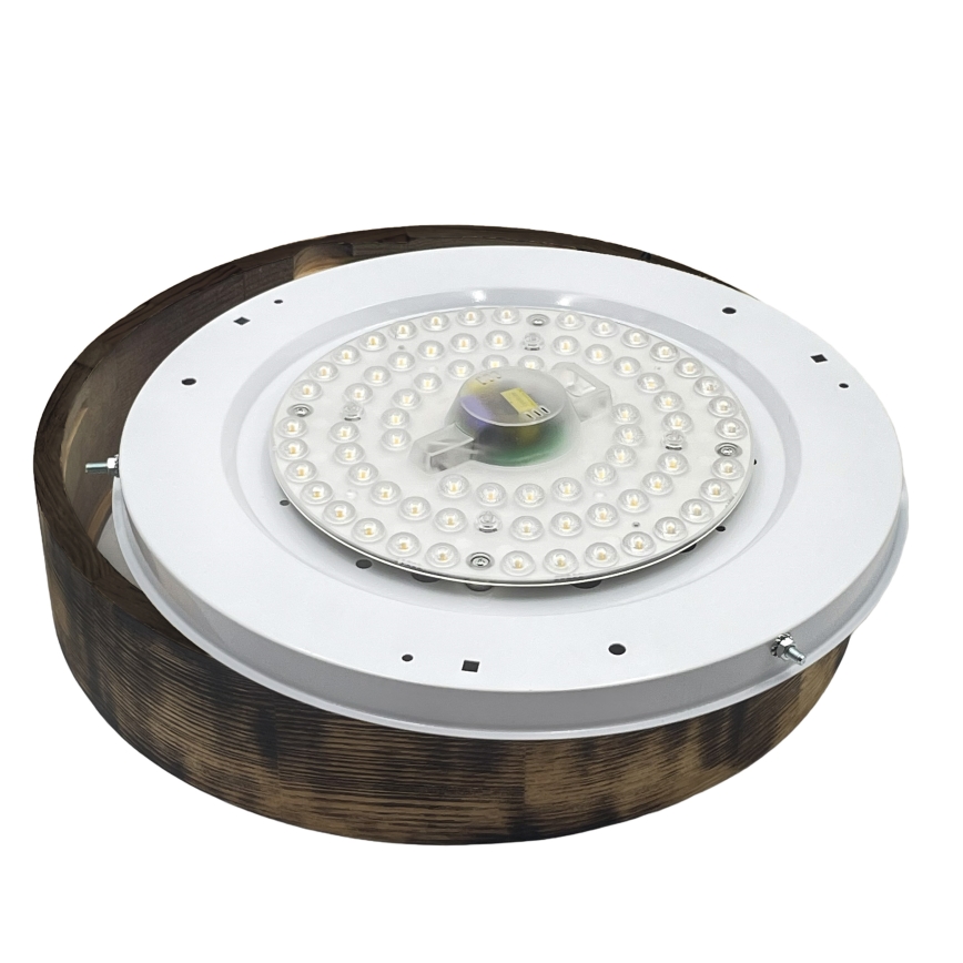 Brilagi - LED Stropní svítidlo CARVALHO SMOKEY LED/36W/230V dub pr. 37,5 cm