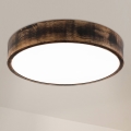 Brilagi - LED Stropní svítidlo CARVALHO SMOKEY LED/36W/230V dub pr. 47,5 cm
