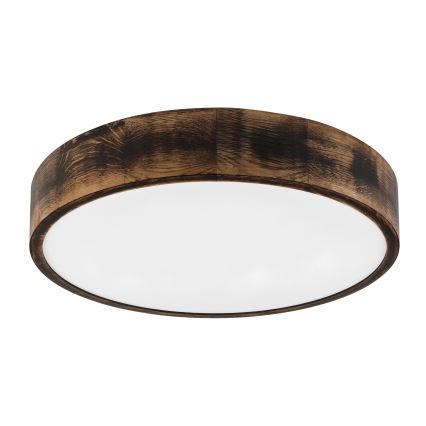 Brilagi - LED Stropní svítidlo CARVALHO SMOKEY LED/36W/230V dub pr. 47,5 cm