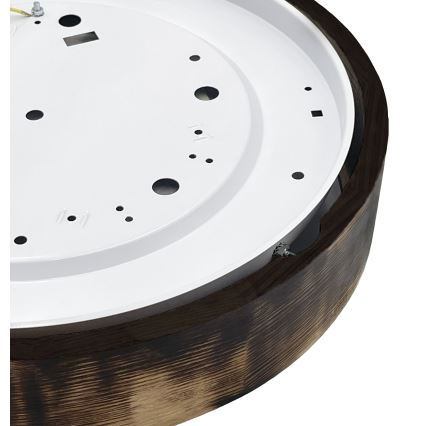 Brilagi - LED Stropní svítidlo CARVALHO SMOKEY LED/36W/230V dub pr. 47,5 cm