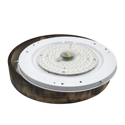 Brilagi - LED Stropní svítidlo CARVALHO SMOKEY LED/36W/230V dub pr. 47,5 cm