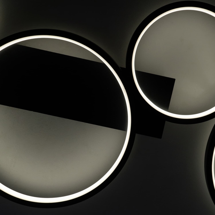 BRILAGI - LED Stropní svítidlo ECHO LED/60W/230V 4000K 45x110 cm černá