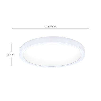 Brilagi - LED Stropní svítidlo ESTELA LED/18W/230V bílá