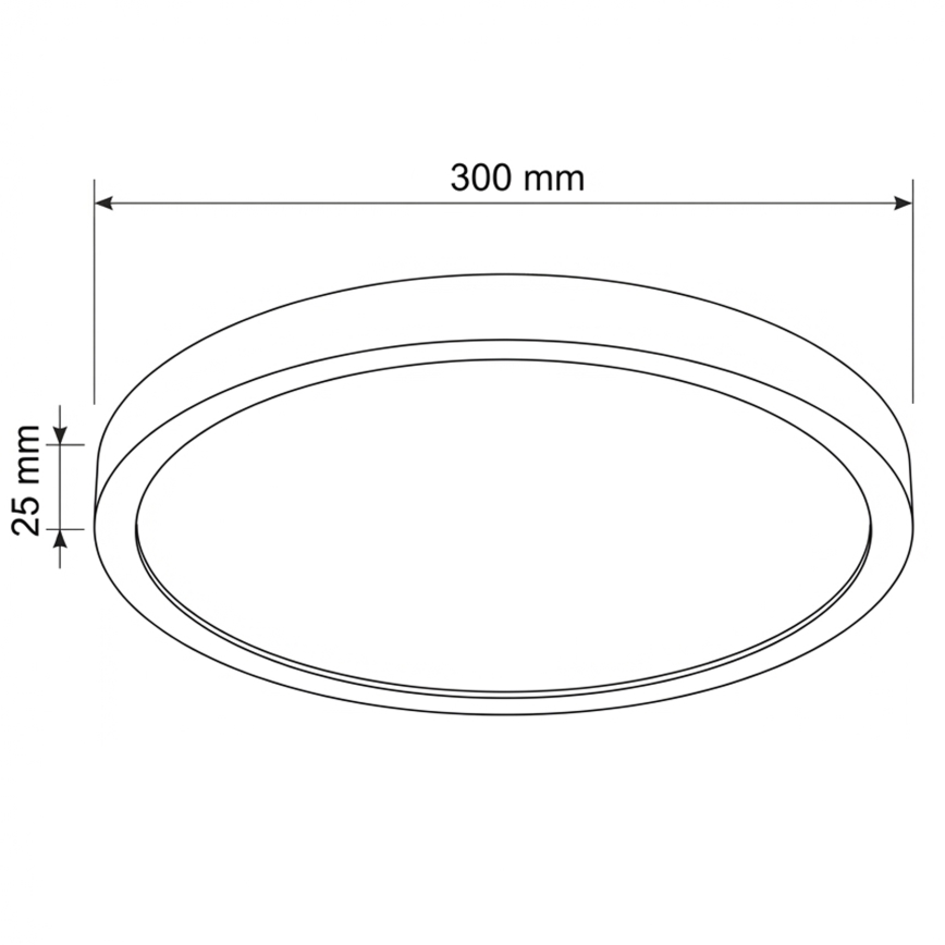 Brilagi - LED Stropní svítidlo ESTELA LED/18W/230V pr. 30 cm bílá