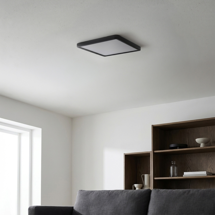 Brilagi - LED Stropní svítidlo ESTELA SQUARE LED/24W/230V 31x31 cm černá