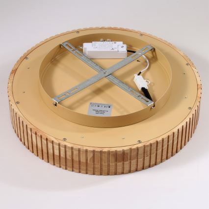 Brilagi - LED Stropní svítidlo FALCON WOOD MODERN LED/30W/230V 3000/4000/6000K pr. 45 cm dřevo