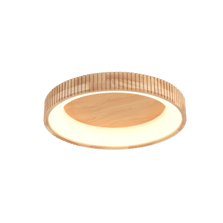 Brilagi - LED Stropní svítidlo FALCON WOOD MODERN LED/40W/230V 3000/4000/6000K pr. 60 cm dřevo