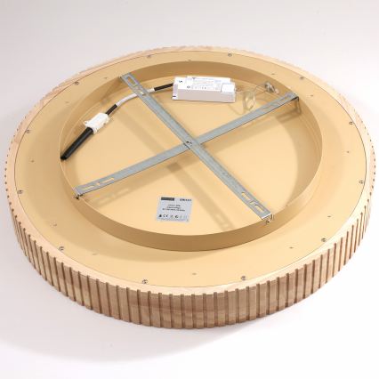 Brilagi - LED Stropní svítidlo FALCON WOOD MODERN LED/40W/230V 3000/4000/6000K pr. 60 cm dřevo