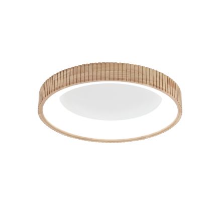 Brilagi - LED Stropní svítidlo FALCON WOOD MODERN LED/40W/230V 3000/4000/6000K pr. 60 cm dřevo