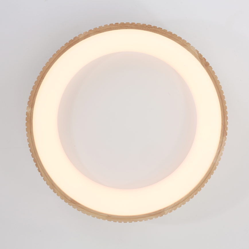 Brilagi - LED Stropní svítidlo FALCON WOOD MODERN LED/40W/230V 3000/4000/6000K pr. 60 cm dřevo