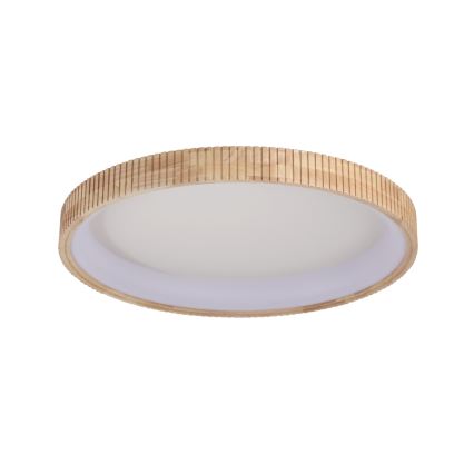 Brilagi - LED Stropní svítidlo FALCON WOOD MODERN LED/60W/230V 3000/4000/6000K pr. 80 cm dřevo
