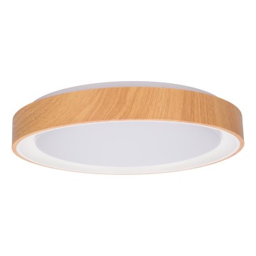 Brilagi - LED Stropní svítidlo FLOCO LED/24W/230V pr. 30 cm dekor dřeva/bílá