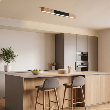 BRILAGI - LED Stropní svítidlo GARDALINE LED/100W/230V 80 cm dub/černá