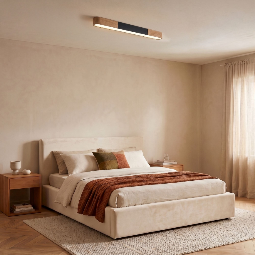 BRILAGI - LED Stropní svítidlo GARDALINE LED/100W/230V 80 cm dub/černá