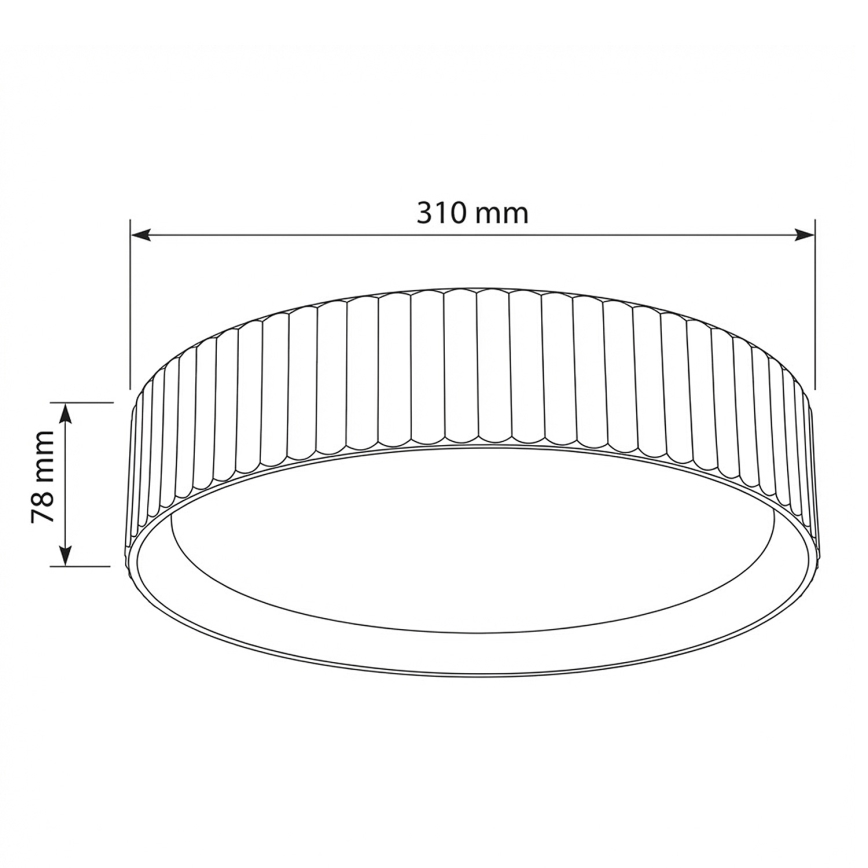 Brilagi - LED Stropní svítidlo LUCIA LED/24W/230V pr. 31 cm bílá