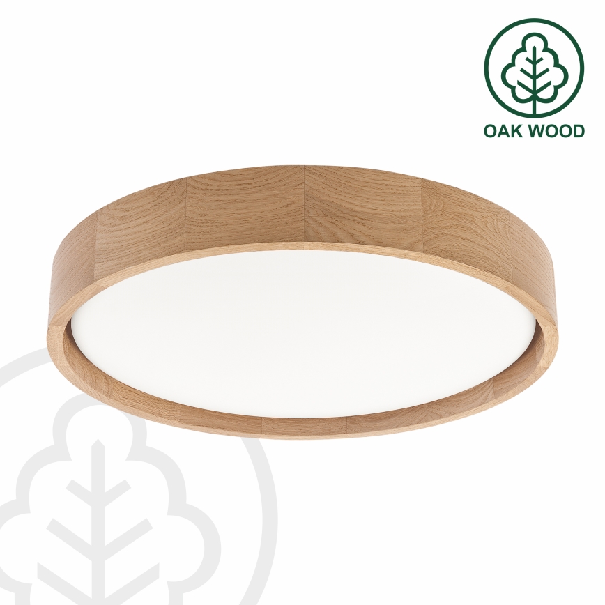 Brilagi - LED Stropní svítidlo MANAROLA PLAIN LED/24W/230V 4000K pr. 41 cm dub
