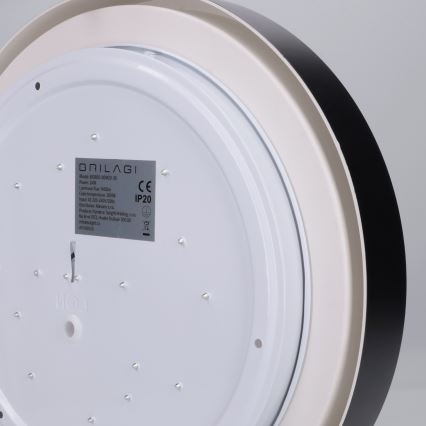 Brilagi - LED Stropní svítidlo MATTEO LED/24W/230V pr. 31 cm černá