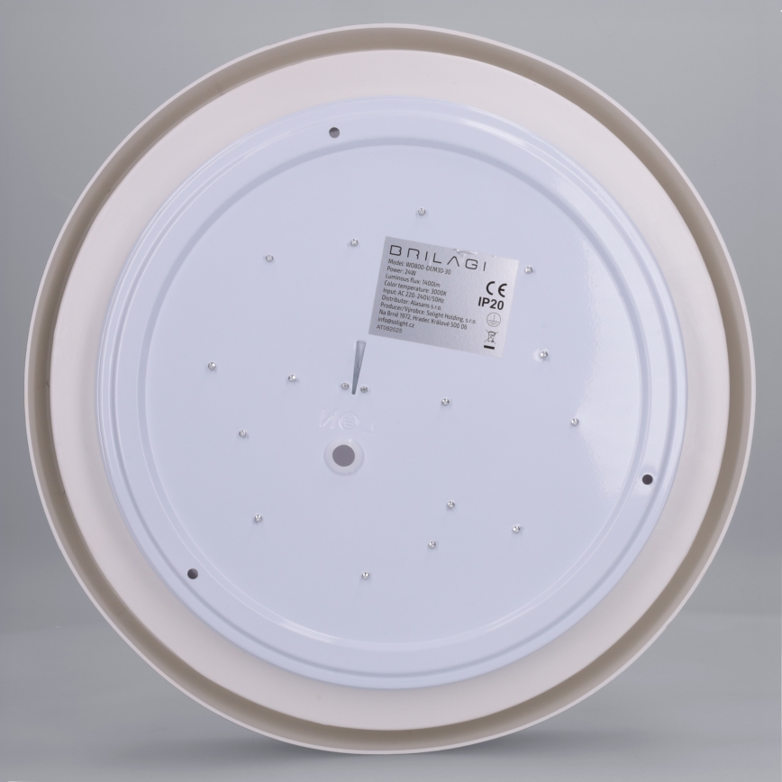 Brilagi - LED Stropní svítidlo MATTEO LED/24W/230V pr. 31 cm taupe
