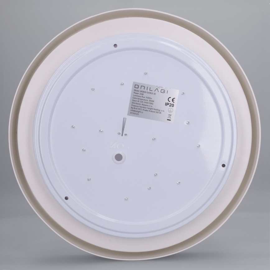 Brilagi - LED Stropní svítidlo MATTEO LED/24W/230V pr. 31 cm tyrkysová