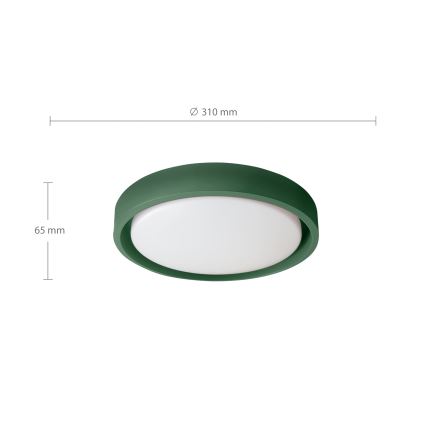 Brilagi - LED Stropní svítidlo MATTEO LED/24W/230V pr. 31 cm zelená