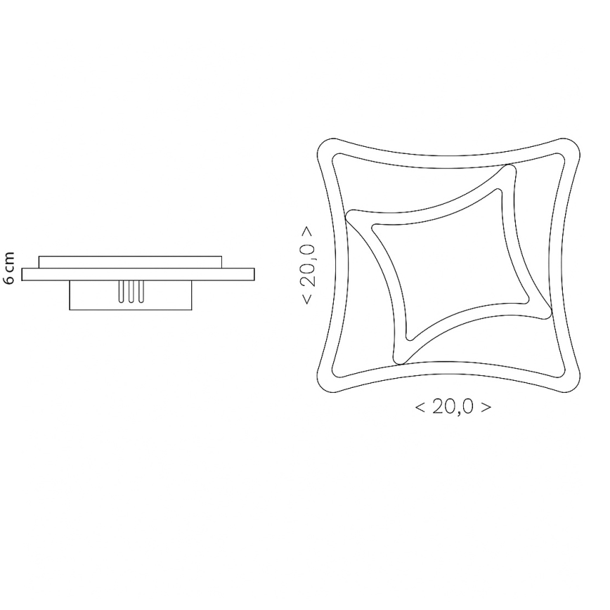 Brilagi - LED Stropní svítidlo MODERN MINI LED/24W/230V 3000/4000/6000K