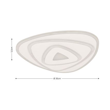 Brilagi - LED Stmívatelné stropní svítidlo MODERN MINI LED/45W/230V 3000/4000/6000K + dálkové ovládání
