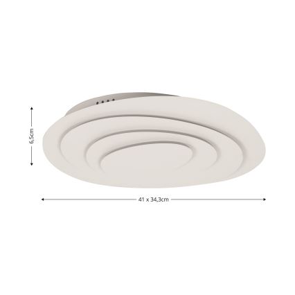 Brilagi - LED Stmívatelné stropní svítidlo MODERN MINI LED/48W/230V 3000-6000K 41x34,3 cm + dálkové ovládání