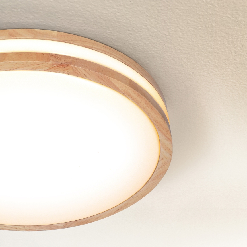 Brilagi - LED Stropní svítidlo MOLINA LED/24W/230V dub pr. 29 cm