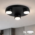 Brilagi - LED Stropní svítidlo MONO 3xGX53/13W/230V pr. 30 cm černá