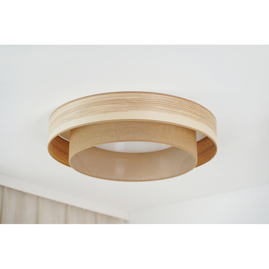 Brilagi - LED Stropní svítidlo MONTANA BOHO LED/26W/230V pr. 60 cm hnědá