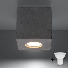 Brilagi -  LED Stropní svítidlo MURO 1xGU10/7W/230V beton