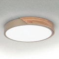 BRILAGI - LED Stropní svítidlo PILANA LED/24W/230V dub/béžová pr. 30 cm