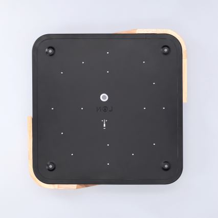 Brilagi - LED Stropní svítidlo PILANA LED/24W/230V dub/černá 32x32 cm